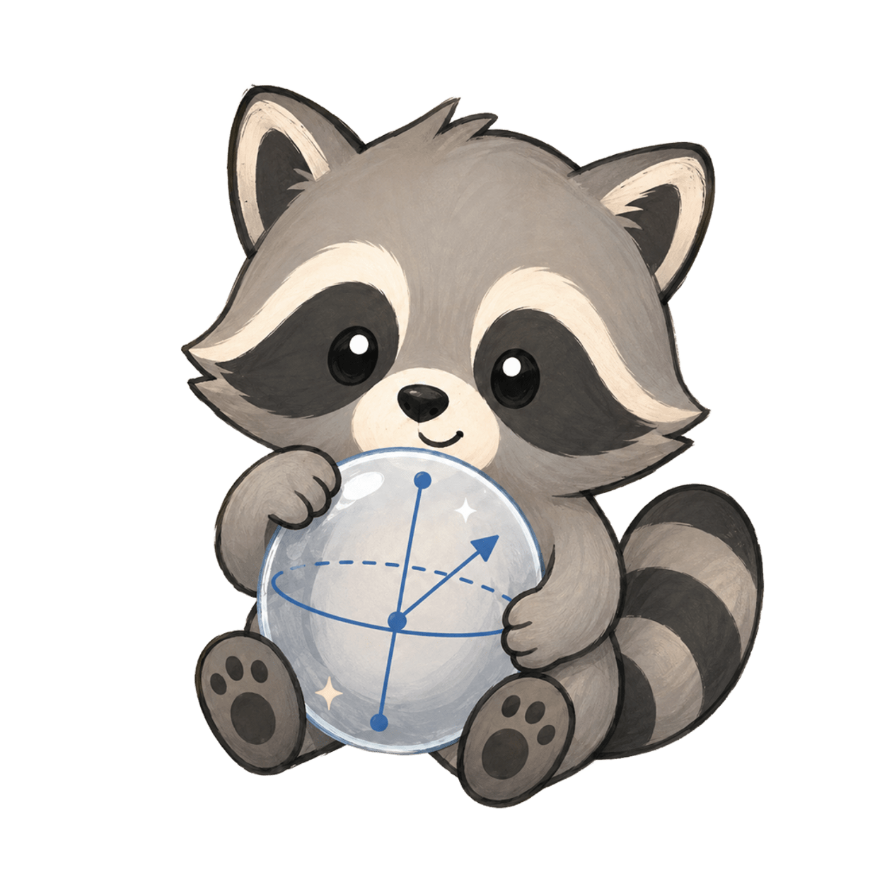Nina, the MyEntangled raccoon